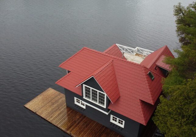 Metal Roof House in Kirkland Lake by Roof Pros Plus