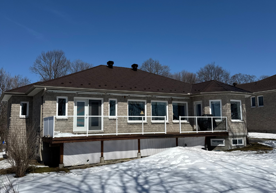 new metal roof for the winter season in Ontario