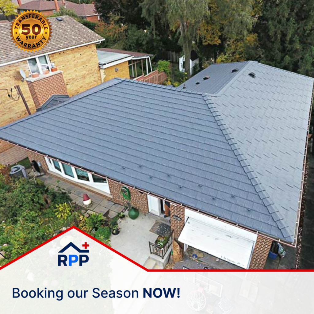 Birds eye view image of metal roof by Roof Pros Plus