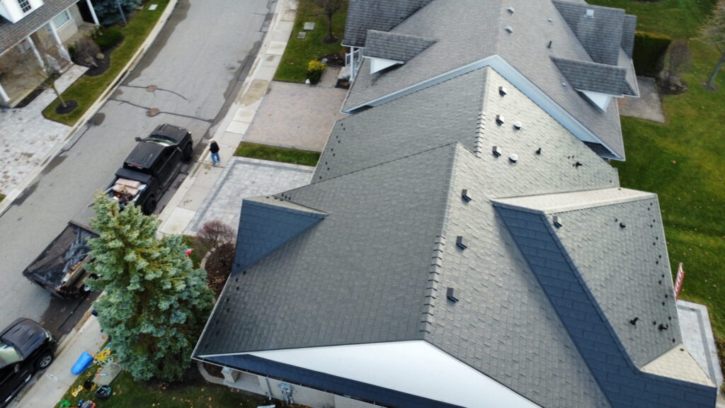 birds eye view steel roofing system
