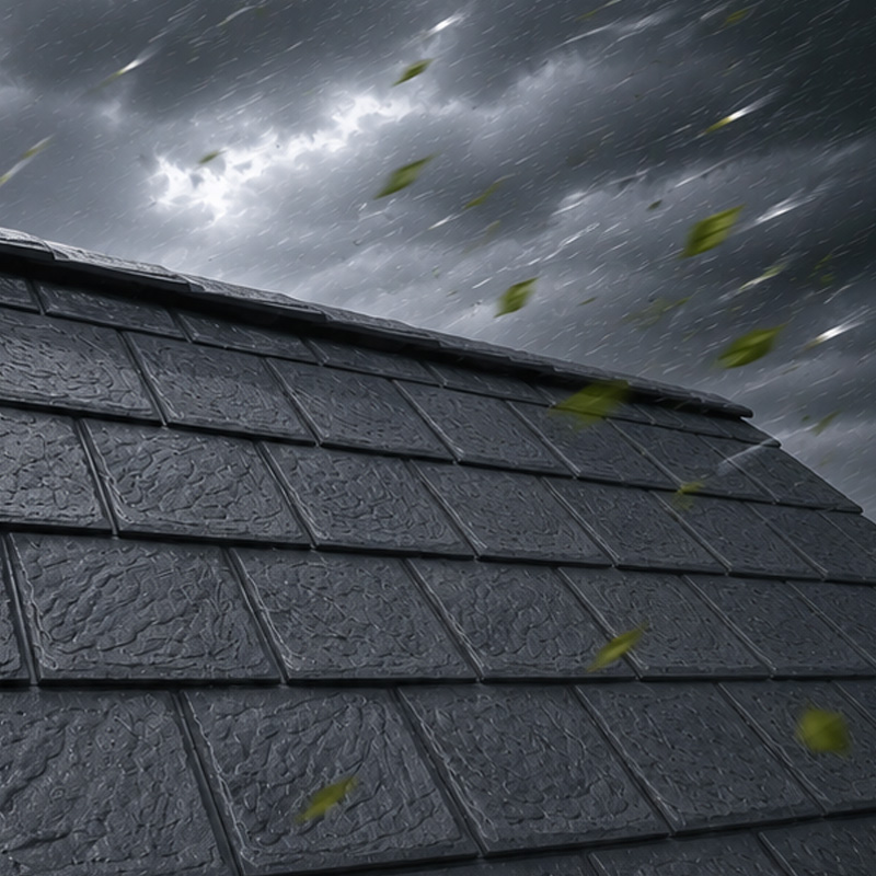 Roof Pros Plus metal roof withstanding 120 MPH wind